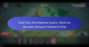 Read more about the article Gold Pass: Recompense lunare, Oferte de discount, Bonusuri limitate în timp