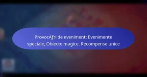 Read more about the article Provocări de eveniment: Evenimente speciale, Obiecte magice, Recompense unice