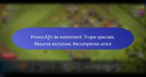 Read more about the article Provocări de eveniment: Trupe speciale, Resurse exclusive, Recompense unice