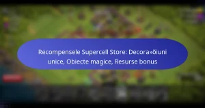 Read more about the article Recompensele Supercell Store: Decorațiuni unice, Obiecte magice, Resurse bonus