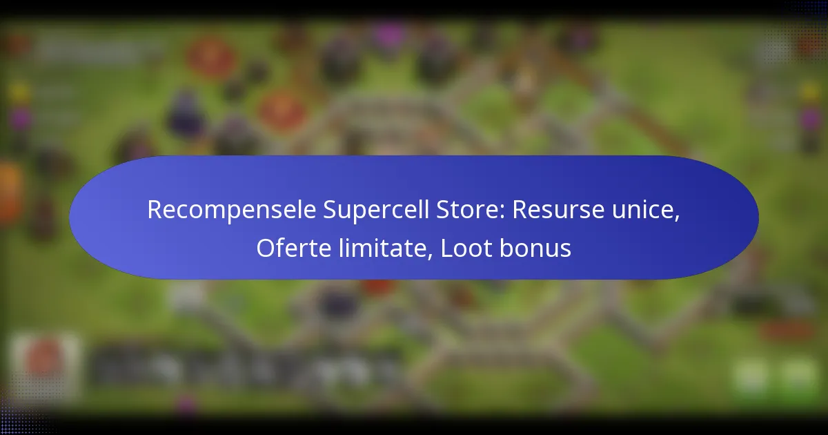 Read more about the article Recompensele Supercell Store: Resurse unice, Oferte limitate, Loot bonus